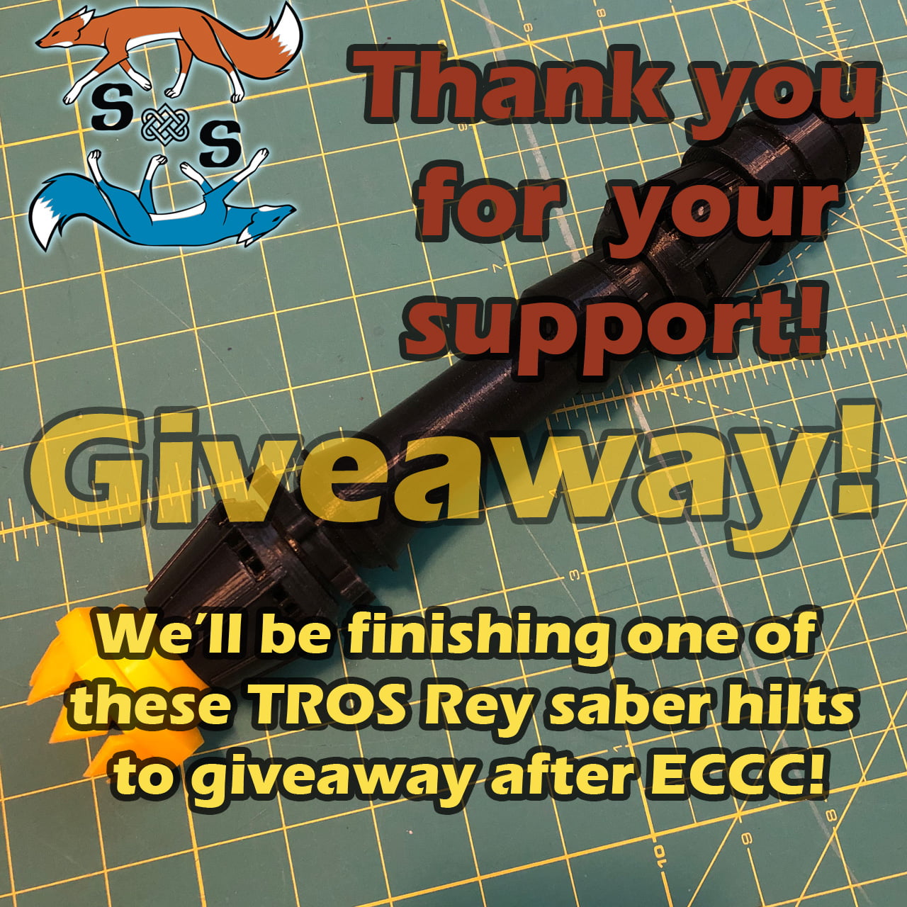 Rey Saber Hilt Giveaway!