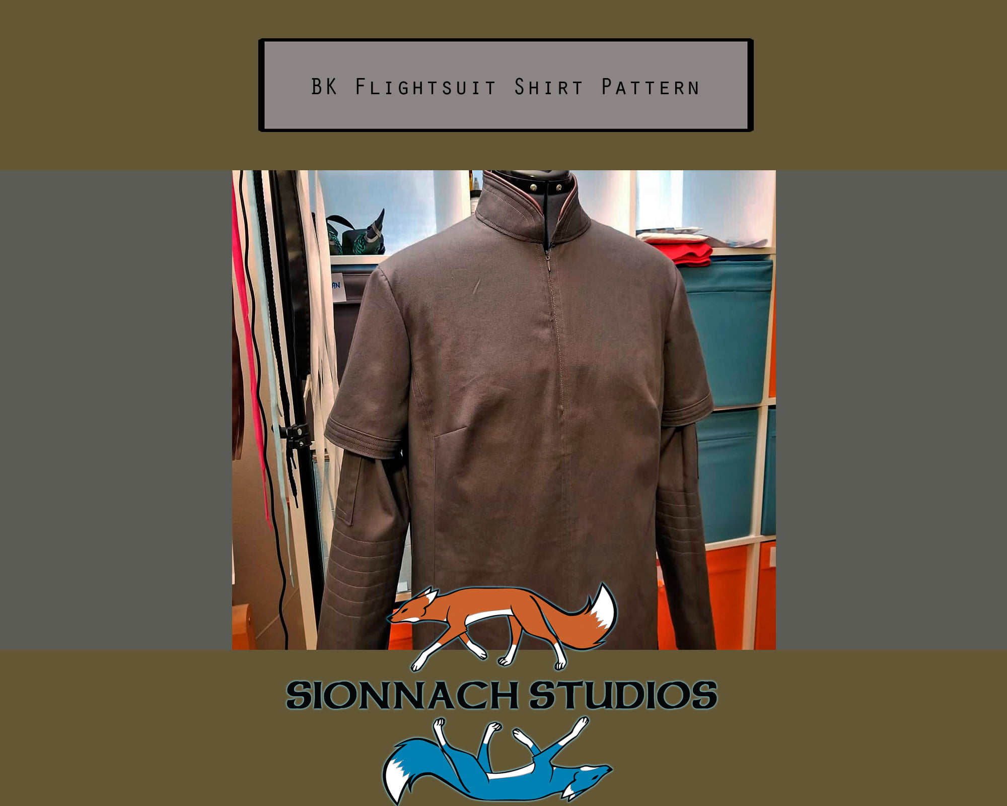 Bo-Katan Kryze Mandalorian Flight Suit Shirt Pattern Photo Guide